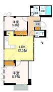Jo’s Residence高田馬場 203 間取り図