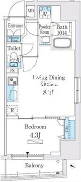 プライムブリス板橋本町 702 間取り図