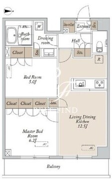 HF東尾久レジデンス 503 間取り図