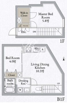 ライブフラット高田馬場 101 間取り図
