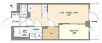 ドゥー工曳舟2 102 間取り図