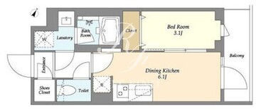 ドゥー工曳舟2 105 間取り図