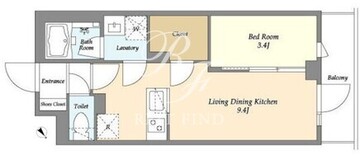 ドゥー工曳舟2 306 間取り図