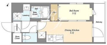 ドゥー工曳舟2 503 間取り図