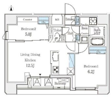 クラリティア文京湯島 901 間取り図