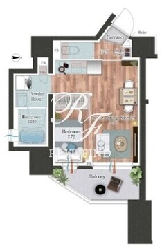 デュオフラッツ池尻大橋ノリス 501 間取り図