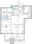 パークタワー勝どき S-302 間取り図