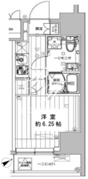 レガリス品川サウス 505 間取り図