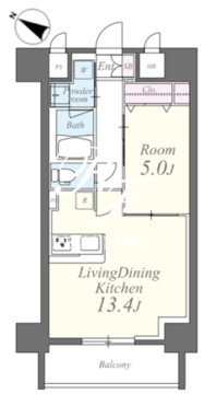 シャルマンミューズ 1102 間取り図