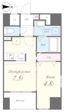 ペイサージュ文京 604 間取り図