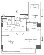 品川プリンスレジデンス 502 間取り図
