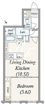 グランパセオ三宿2 203 間取り図