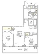 ミレーネ滝野川 218 間取り図