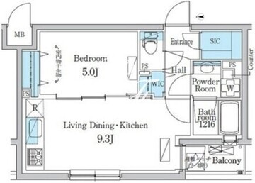 デュオフラッツ千歳船橋 104 間取り図