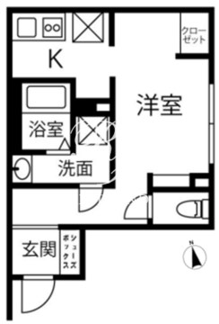 クリオ ラモード木場公園 201 間取り図