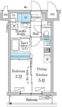 デュオフラッツ千歳船橋 106 間取り図