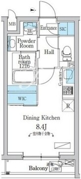 デュオフラッツ千歳船橋 108 間取り図