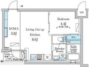 デュオフラッツ千歳船橋 303 間取り図