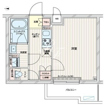 ルーブル練馬赤塚 406 間取り図