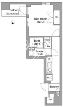コンフォリア・リヴ木場イースト2 101 間取り図