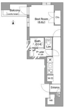 コンフォリア・リヴ木場イースト2 803 間取り図