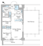 NIIYA平和台 413 間取り図