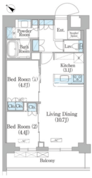 NIIYA平和台 220 間取り図
