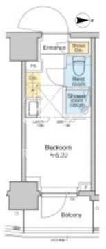 トモア品川中延 610 間取り図