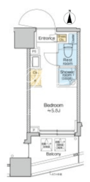 トモア品川中延 307 間取り図