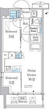 パークアクシス品川南大井パークフロント 625 間取り図
