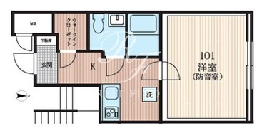 ラシクラス西大井 101 間取り図