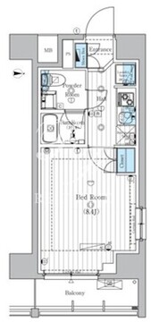 MAXIV南砂町DUE 401 間取り図