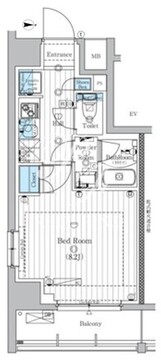 MAXIV南砂町DUE 503 間取り図