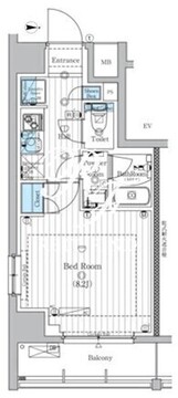 MAXIV南砂町DUE 703 間取り図