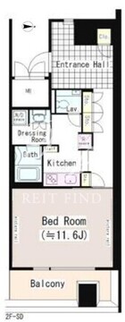 トレステージ四谷 205 間取り図