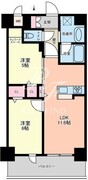 MZ RESIDENCE RYOGOKU 202 間取り図