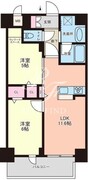 MZ RESIDENCE RYOGOKU 302 間取り図