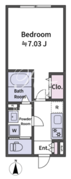 アラート大山2 103 間取り図
