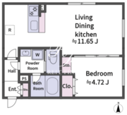アラート大山2 207 間取り図