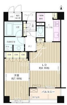 エル・セレーノ西早稲田 105 間取り図