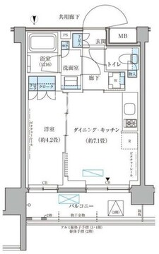 パークアクシス文京本郷 227 間取り図