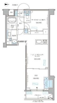 パークアクシス文京本郷 415 間取り図