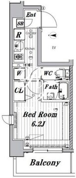 メイクスデザイン大森 503 間取り図
