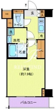 ジェノヴィア田端3グリーンヴェール 303 間取り図