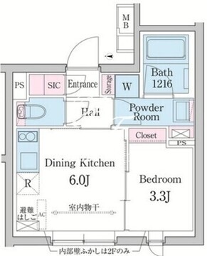 デュオメゾン渋谷 304 間取り図