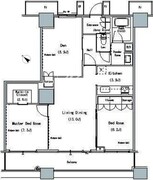 ザ東京タワーズミッドタワー 407 間取り図