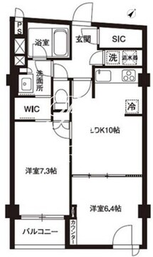 アーバンパーク代官山 1-307 間取り図