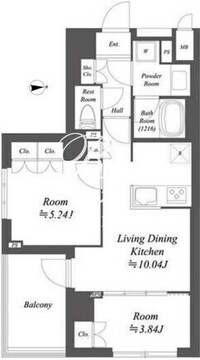 ブランシエスタ荻窪 212 間取り図