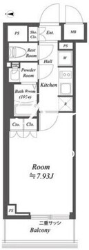 ブランシエスタ荻窪 303 間取り図
