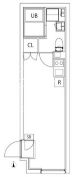 シティウォーク王子デュー 102 間取り図